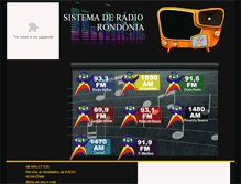 Tablet Screenshot of portalradiorondonia.com.br